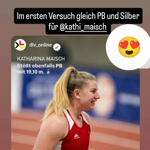 Blicken wir noch einmal zurück auf die vergangenen Deutschen Meisterschaften der Erwachsenen und zur DM Winterwurf U18 - Erwachsene.

Christopher Arnold konnte wiedergenesen an der DM teilnehmen,  nachdem die letzten Wettkämpfe krankheitsbedingt ausgefallen sind. Im taktisch geprägten Rennen merkt man im Schlusssport, dass noch ein paar Körner fehlen: P20.

Gleiches gilt für Nora Richter im Diskuswurf. Ebenfalls krankheitsbedingt fehlen hier ein paar Meter zur Saisonbestweite - am Ende gleichbedeutend mit P9.

Rike Brandl und Henrike Ludwig gehen fit an den Start und werfen den Hammer 🔨 auf starke Weiten. In der Endabrechnung gehen sie mit P2🥈 und P4 🫣 aus dem Wettbewerb.

Oskar Nauck wirft im Speer PB und freut sich am Ende über P3🥉.

Max Emmrich schleudert den Diskus auf eine gute Weite und beendet den Wettbewerb auf dem Silberrang 🥈.

Lea Bork wirft den Diskus ebenfalls ziemlich weit und freut sich am Ende über P5.

Steven Richter darf sich im Diskus auch über eine gute Weite freuen. Diese ist gleichbedeutend mit Silber 🥈.
Vom Diskusring gings nach Hause, zum Lernen. Kurze Zeit später in die Prüfung und vom Prüfungssaal direkt nach Dortmund in den Kugelring. Dieser Wettkampf endet mit einer guten Leistung und P6.

Sowohl Lea als auch Steven fahren als beste U23 Athleten zum EA-Wurfcup nach Zypern.

Kathi Maisch und Jolina Lange lassen ebenfalls die Kugeln ziemlich weit fliegen. Für Jolina endet der Wettkampf auf P6 für Kathi geht es erstmals über 19m. P2 🥈 und die Nominierung für die Hallen-EM in Apeldoorn sind die Belohnung 💪. Danach darf auch sie noch nach Zypern reisen.

Das Trainerteam ist superhappy und wir sagen allen Beteiligten herzlichen Glückwunsch 💪.

#competition 
#wettkampf 
#germanchampionship 
#landesverbandsachsen 
#LV90 
#athletics 
#trackandfield 
#running 
#throwing 
#nachwuchs 
#profis 
#wewantmore 
#dagehtnochwas 
#congratulations